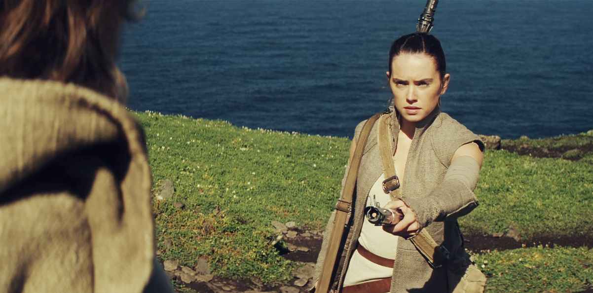 Rey e Luke Skywalker. Fonte: iDigitalTimes