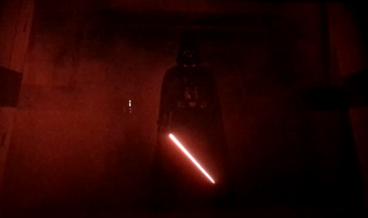 Darth Vader nella scena finale di Rogue One.Fonte: Dailymotion