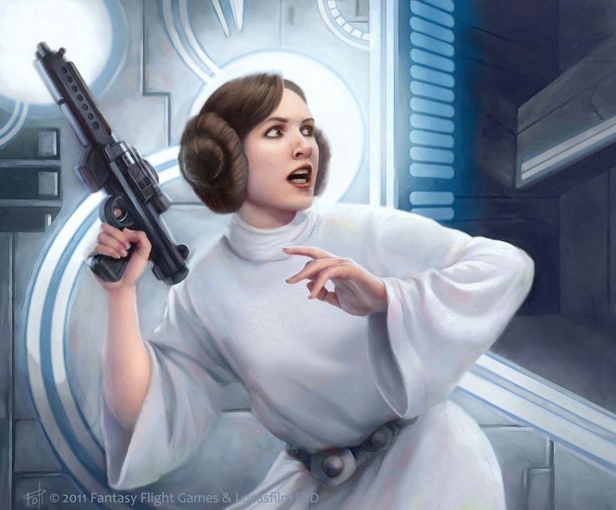 Leia Organa. Crediti a Anthony Foti
