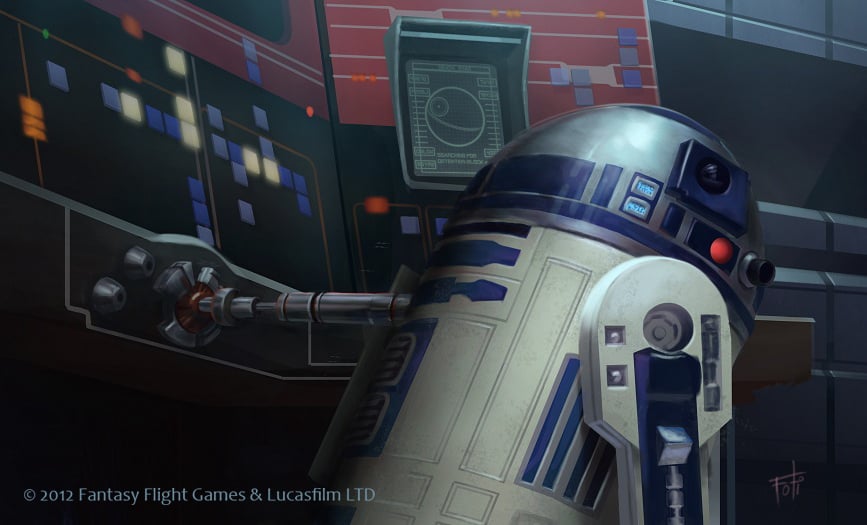 R2-D2. Crediti a Anthony Foti