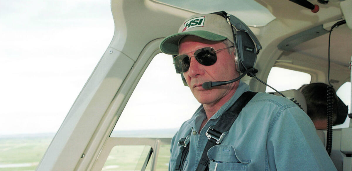 Harrison Ford sfiora un disastro aereo - L'attore Harrison Ford in volo.
Fonte: GQ italia