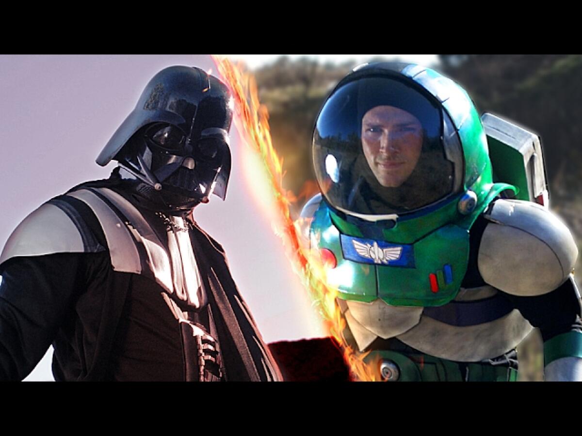 Lo scontro tra Darth Vader e Buzz Lightyear - 