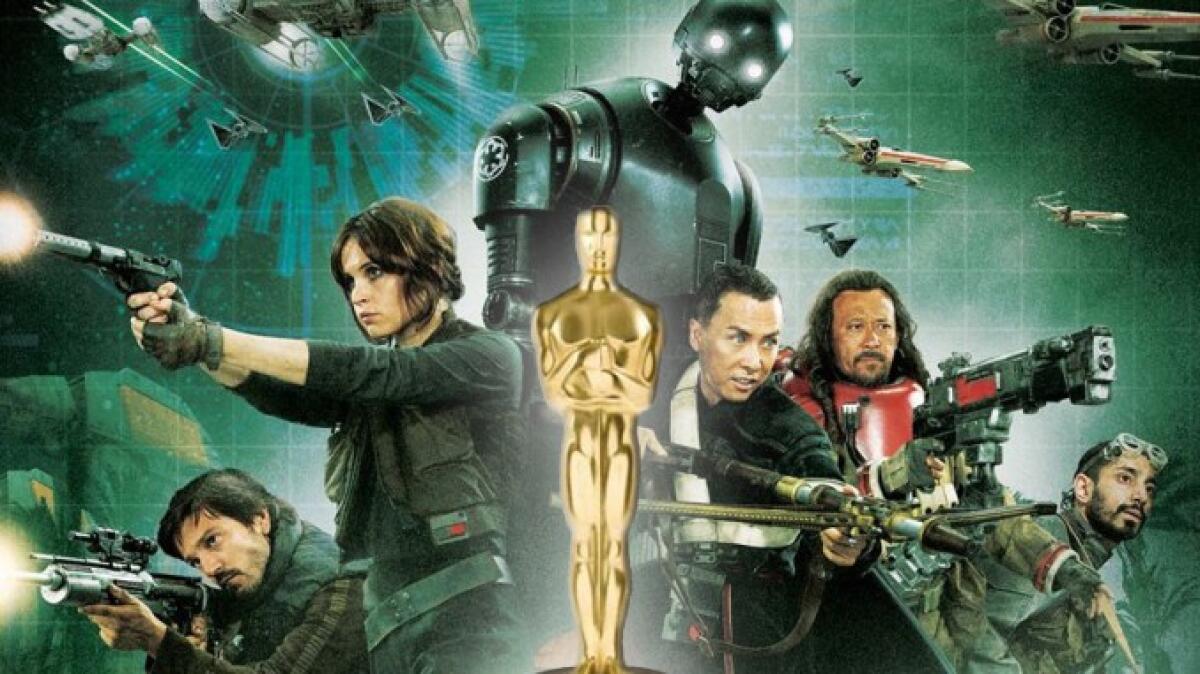 Rogue One non riesce a vincere l'Oscar - Rogue One non riesce a vincere l'Oscar