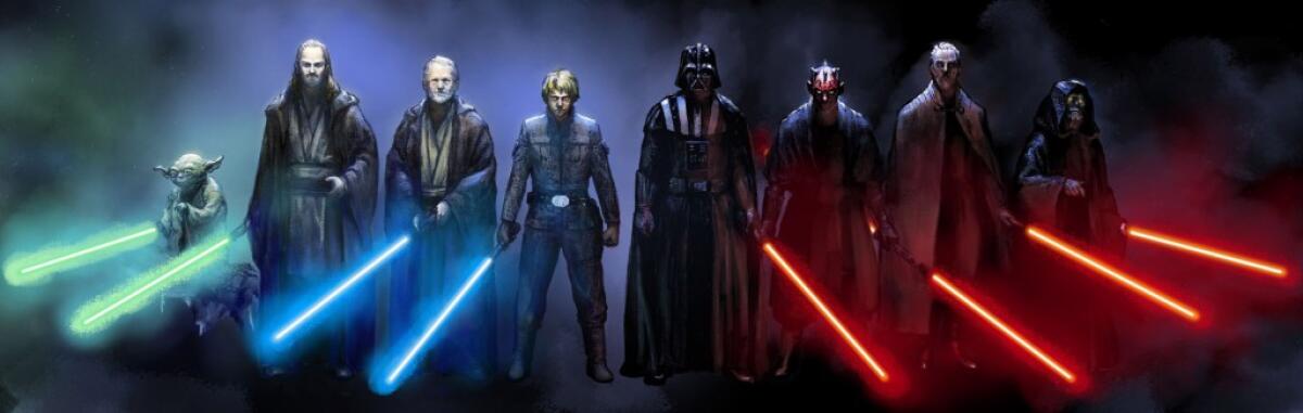 La Spada Laser: l'arma dei Jedi e dei Sith - I personaggi di Star Wars e le loro spade laser.
Fonte: pianeta hobby