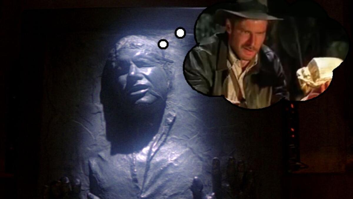 Indiana Jones è un sogno di Han Solo? - E se Indiana Jones fosse un sogno di Han Solo?
Fonte: the AV club