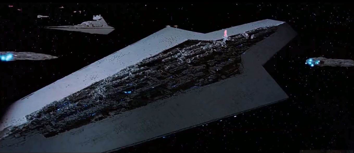 L'imponenza dello Star Destroyer Executor.Fonte: wikipedia