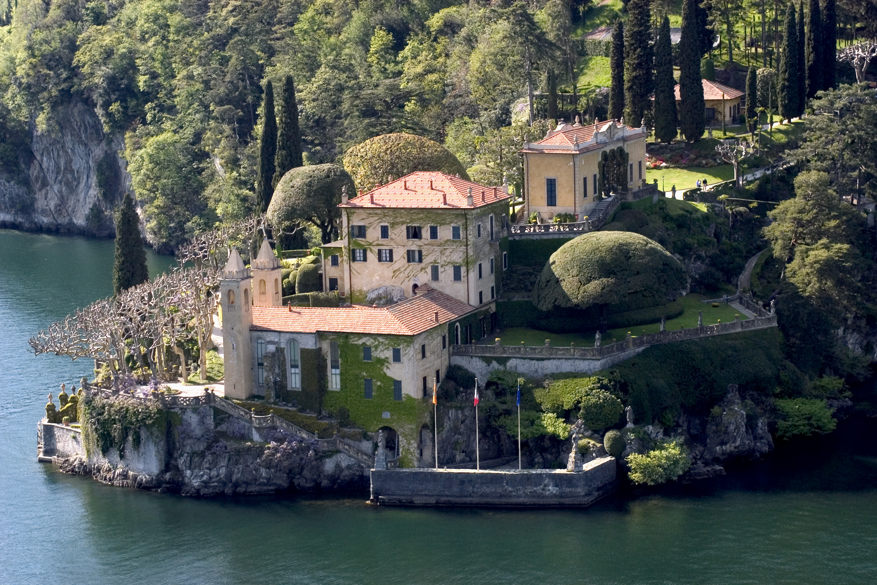 La splendida villa del Balbaniello, location del matrimonio di Anakin e Padmé. Ph: Giorgio Majno