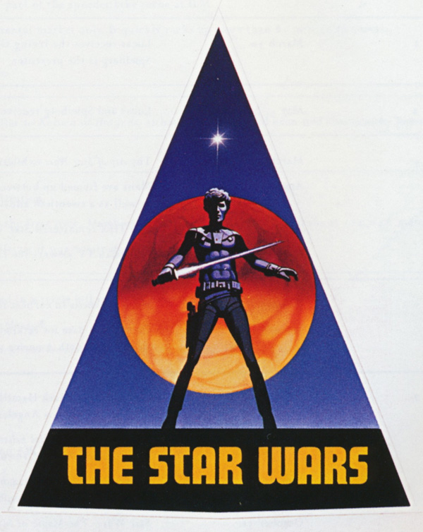 Il primo logo di Star Wars, creato da Ralph McQuarrie.Da: visual news