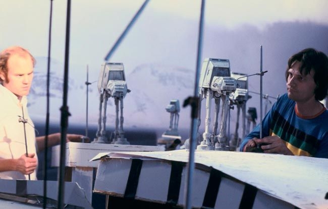 Gli artisti a lavoro, un vero spettacolo.Da: Lucasfilm