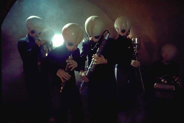 I mitici Figrin D'an and the Modal Nodes, alias Cantina Band.Da: wookieepedia