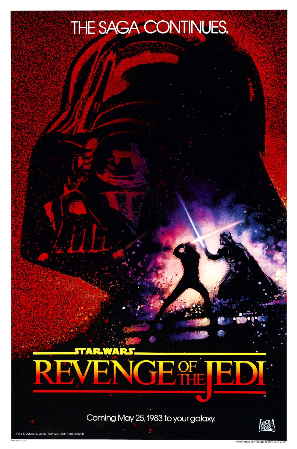 Un raro poster che raffigura il vecchio titolo, "The revenge of the Jedi".Da. wookieepedia