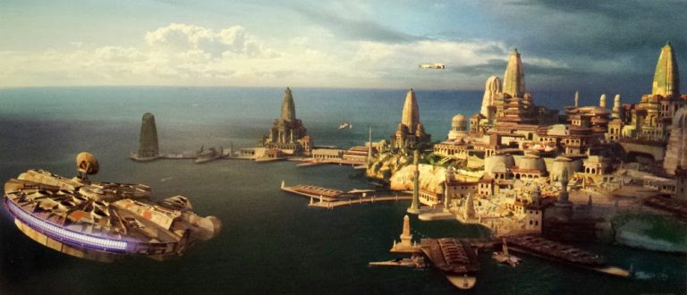 La "città esotica" descritta nel libro "The Art of Star Wars, TFA"