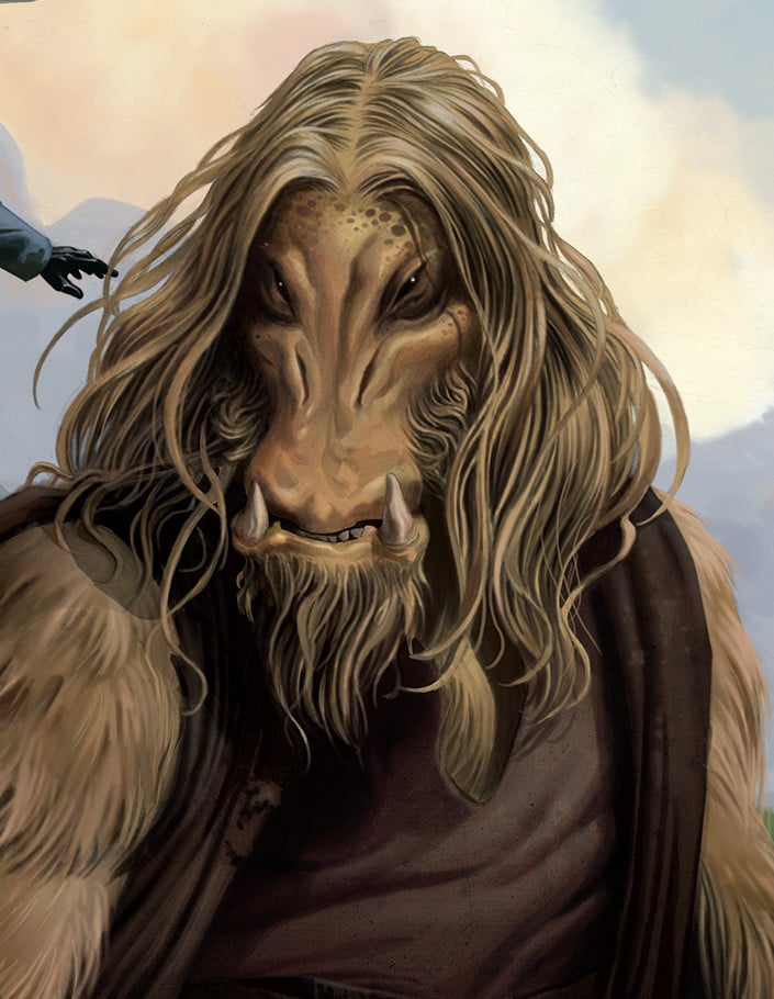 Il Jedi Legends K'kruhk, della stessa razza del nostro Firewalker.