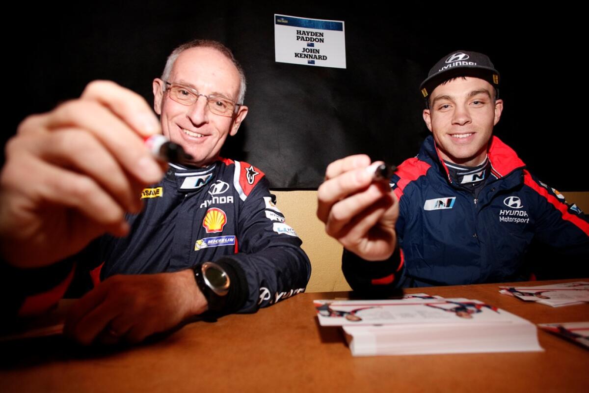 Hayden Paddon in Portogallo senza John Kennard - 