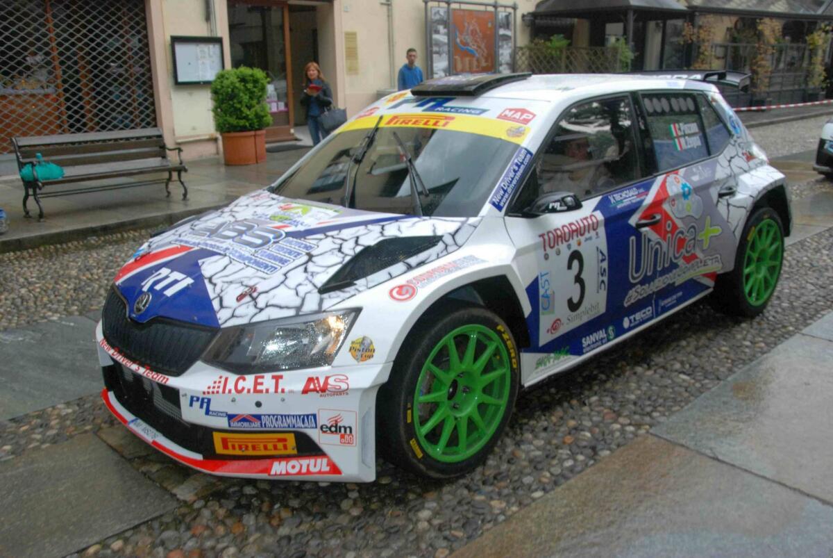 Pinzano (Skoda) verso la vittoria del Rally Città di Varallo e Borgosesia - 