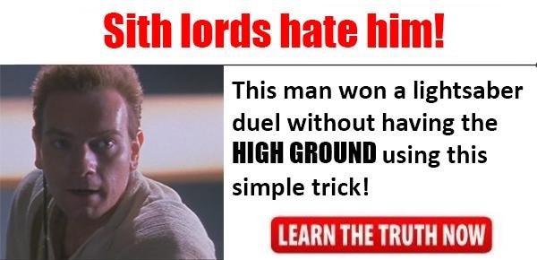 Se l'High Ground fosse una pubblicità invasiva sui siti streaming pirata