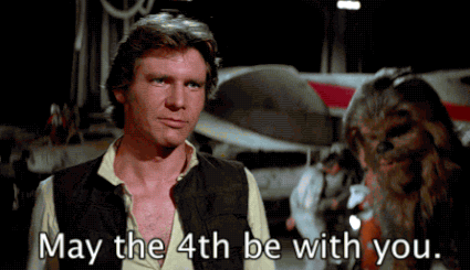 Il nostro Han ci augura un buon Star Wars day