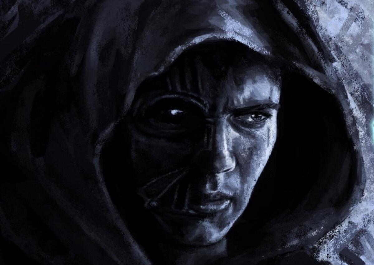 Il "particolare" fantasma di Forza di Anakin in Episodio VII - Una fanart di Anakin metà lato chiaro e metà lato oscuro.
Da: yuotube
