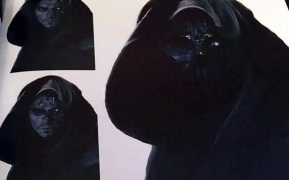Il particolare concept del Fantasma di Forza "a metà".da: the art of Star Wars