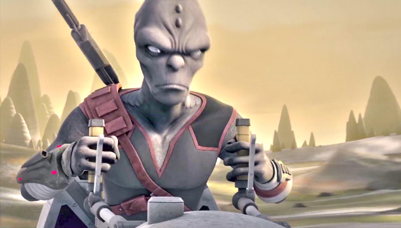 Il nuovo personaggio Ruhk, presente nel trailer della quarta stagione di Rebels