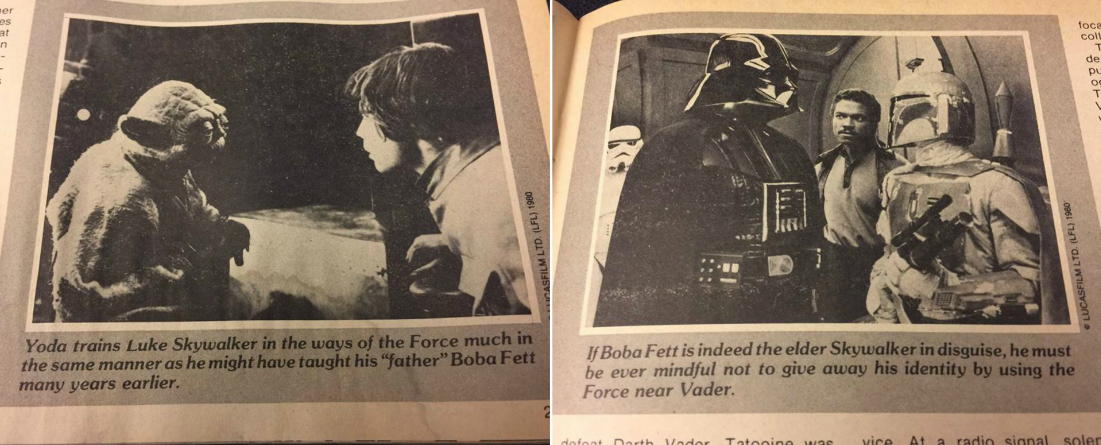 Boba Fett, il padre di Luke.Da: twitter