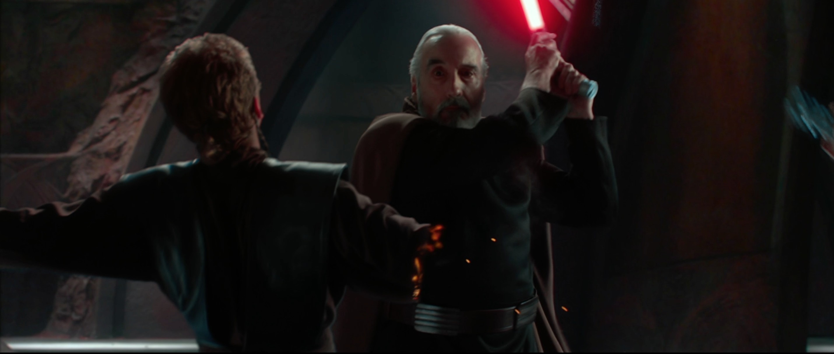 Anakin perde un arto per la prima volta.Da: starwars.com