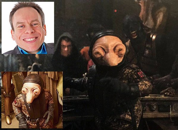 Wollivan nel castello di Maz Kanata.Da: twitter