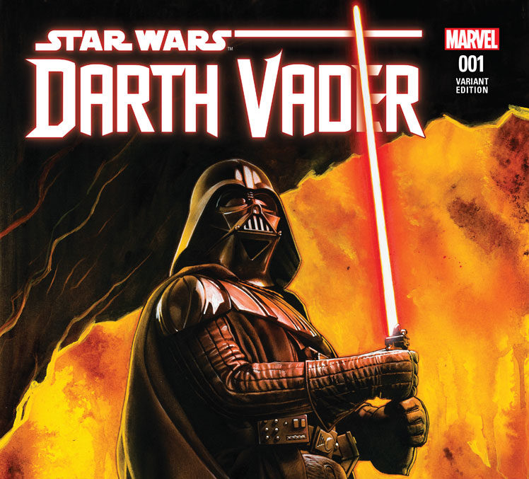 La variant cover di Adi Granov del N°1 di Darth Vader