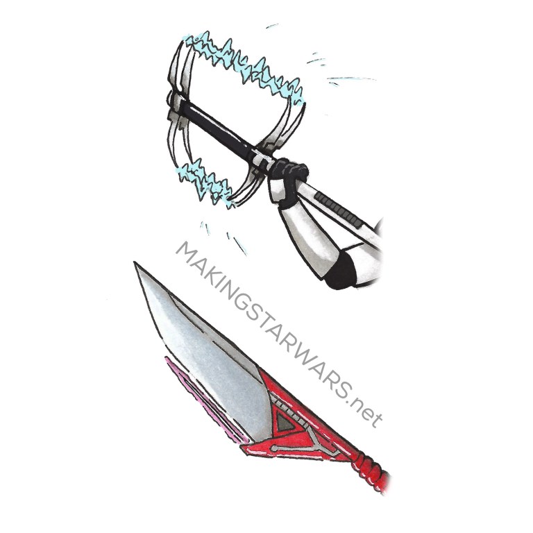 Il possibile design delle loro armi.Da: makingstarwars