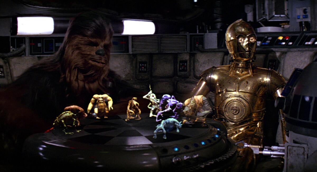 Gli scacchi di Star Wars saranno presto realtà - Sicuramente la più famosa partita a dejarik della saga