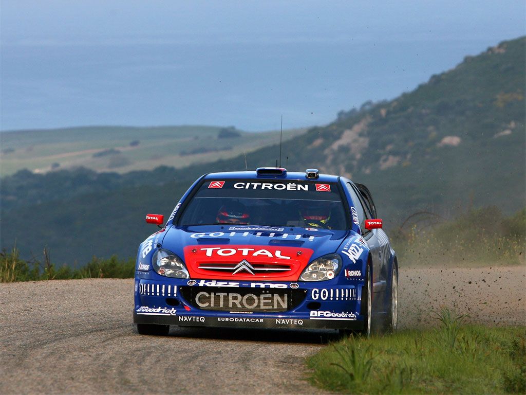 Loeb in azione sulla Xsara WRC di Kronos