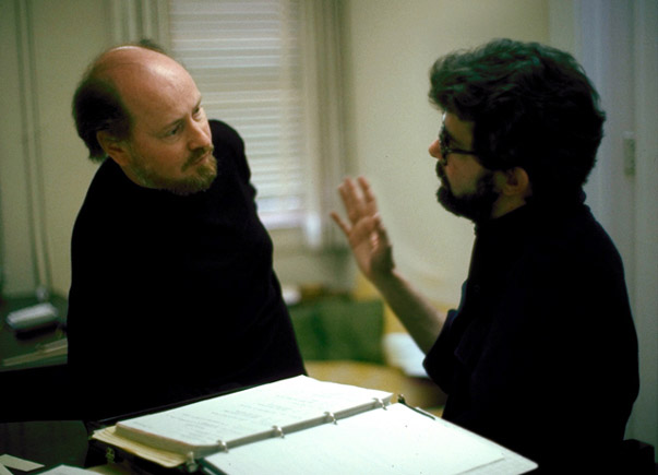 il maestro John Wiliams e George Lucas
