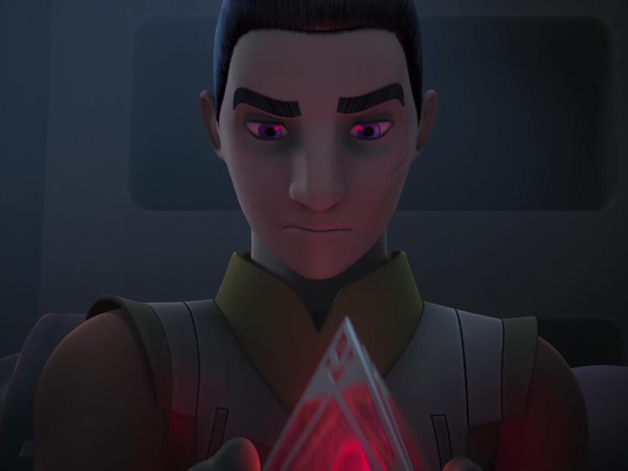 Ezra tiene in mano l'Holocron Sith