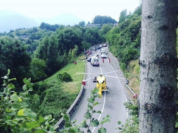 Il luogo dell'incidente