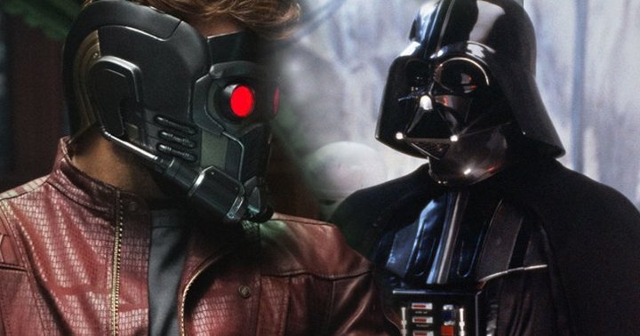 Star-Lord e Darth Vader.Da: supereroi news