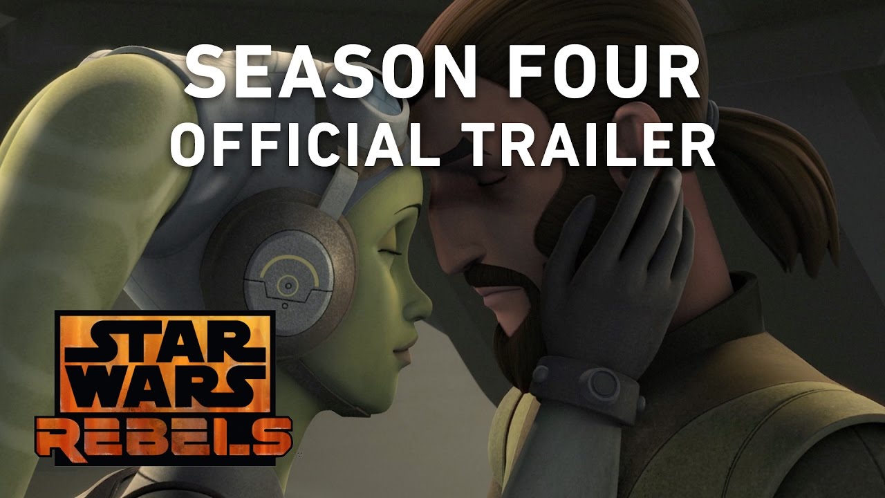 Hera e Kanan in un'immagine del trailer della quarta stagione di Rebels.Da: youtube