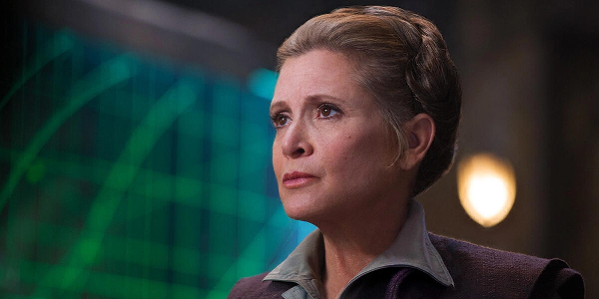 The Last Jedi: John Boyega accenna al destino di Leia - Leia Organa in Episodio VII. 
Fonte: cinemablend.com
