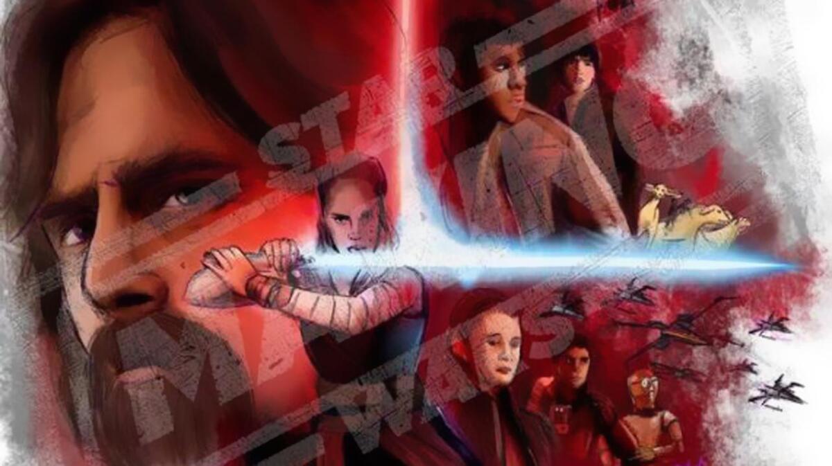 L'aspetto dei nuovi poster di The Last Jedi - Un concept poster di The Last Jedi
