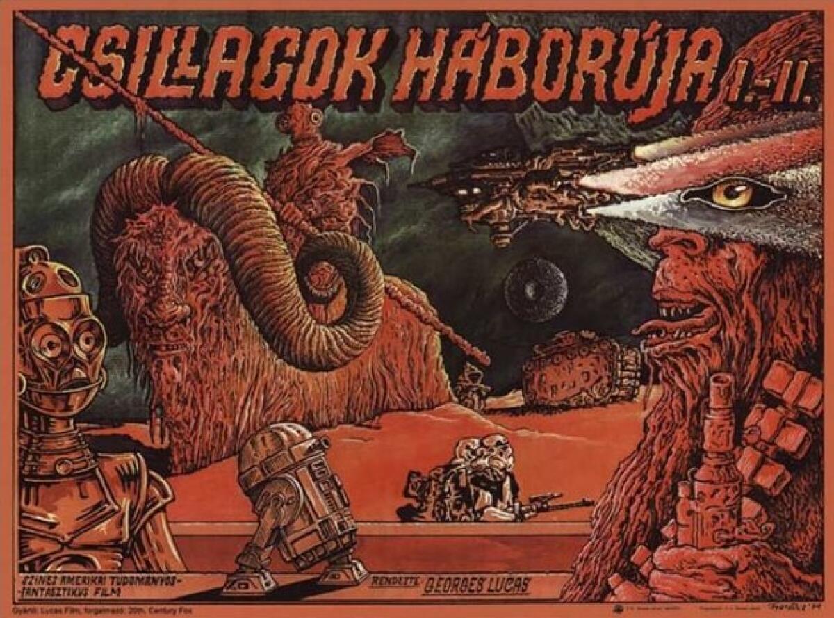 I poster di Star Wars più strani del mondo - Poster di Star Wars dell'artista ungherese András Felvidéki