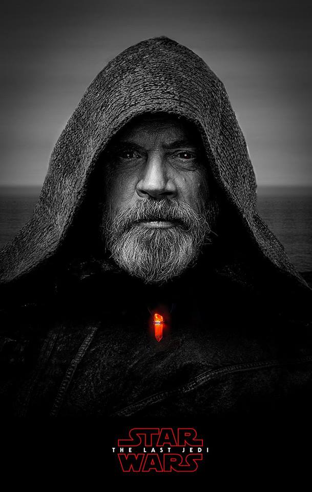 Una fan art di Carl Milner di Luke con il cristallo Kyber di suo padre