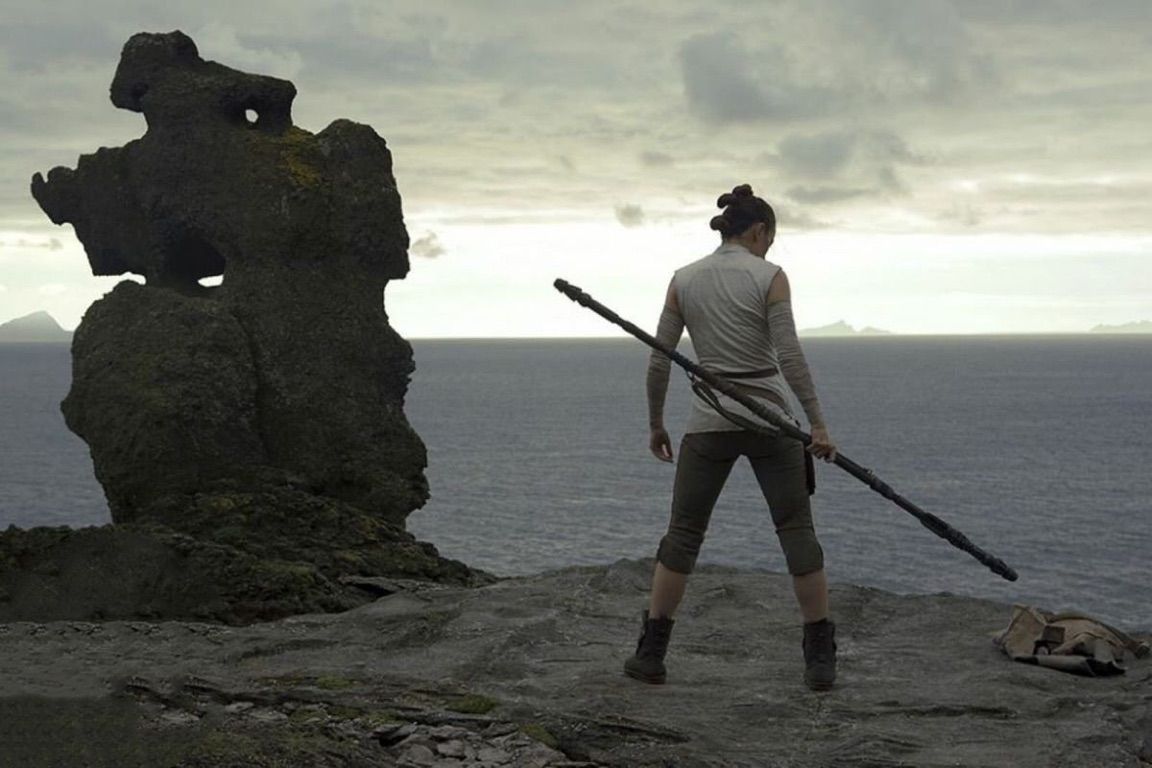Nuova immagine di Rey da The Last Jedi.Da: Makingstarwars