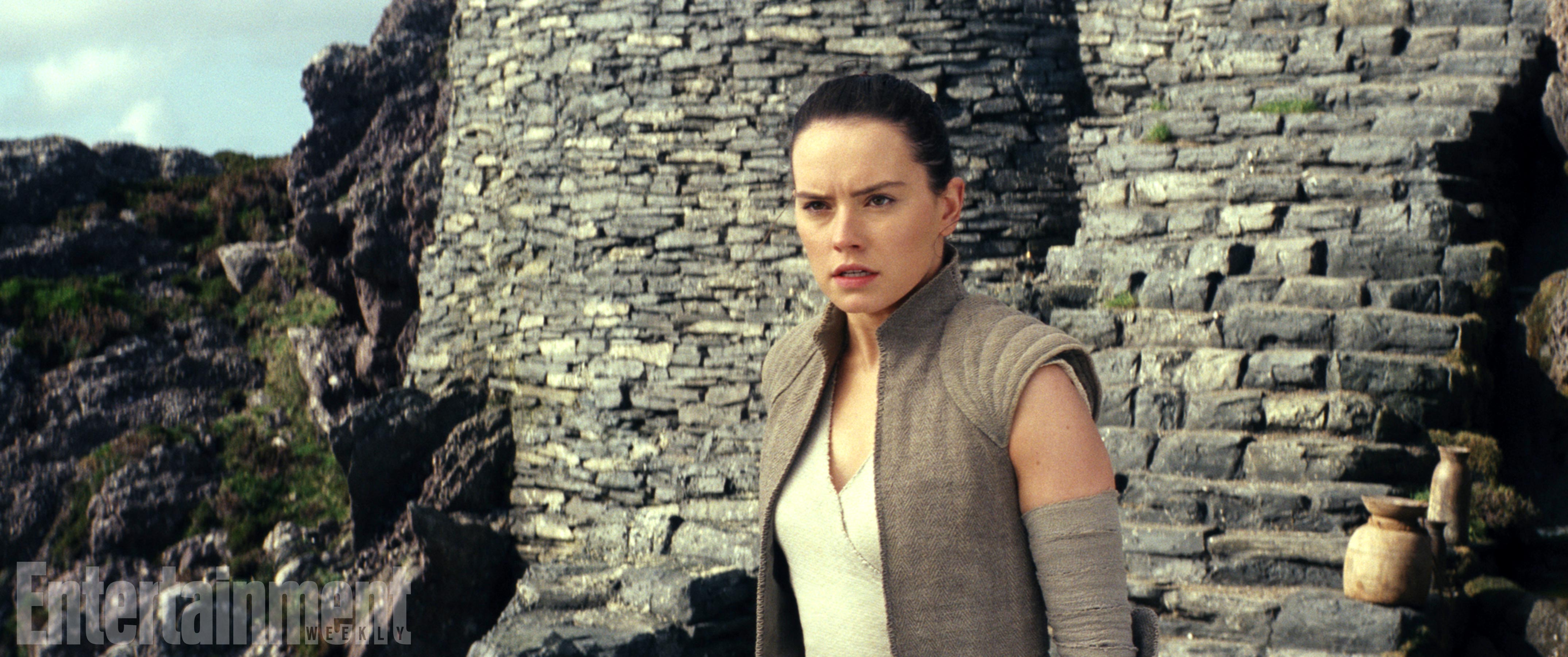 Rey in The Last Jedi. Fonte: Entertainment Weekly