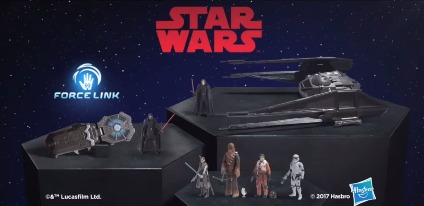Il Force Link Band della Hasbro con le figure associate
