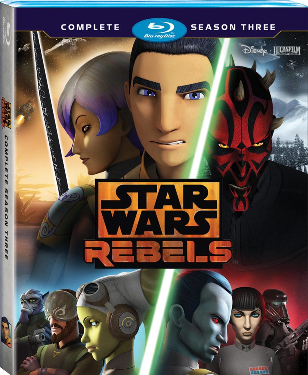 Copertina del Blu-Ray della terza stagione di Rebels