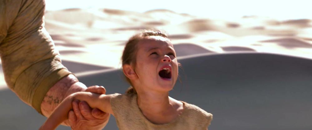 L'abbandono di Rey su Jakku