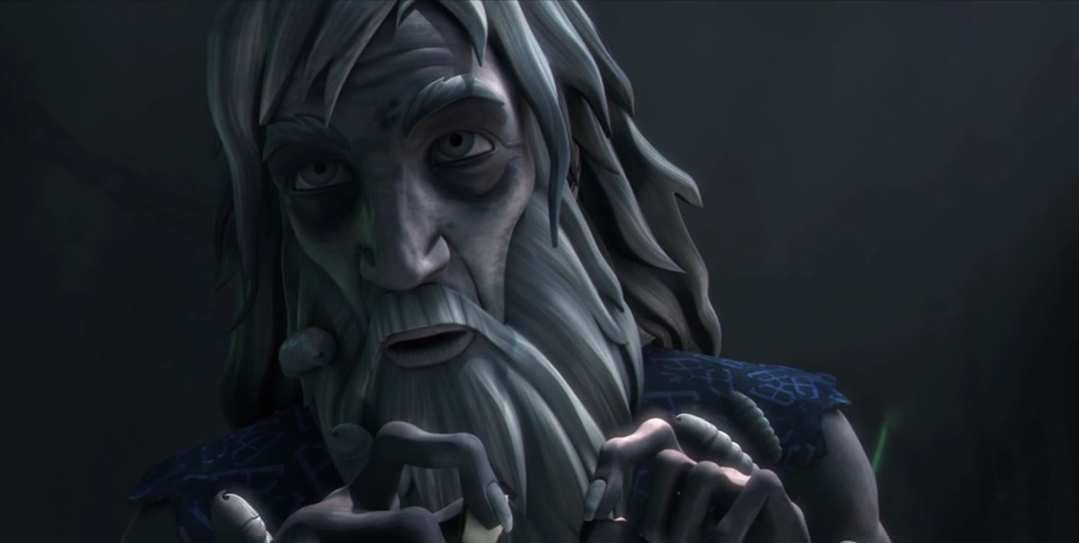 Silman, l'assistente del cancelliere Valorum in The Clone Wars dopo dieci anni di prigionia