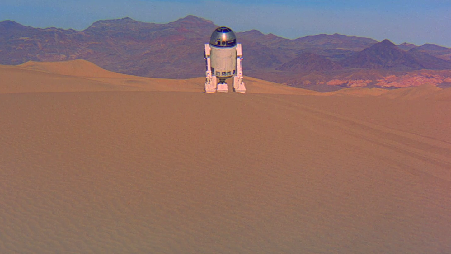 Questa scena, come altre della trilogia originale è stata girata in California.