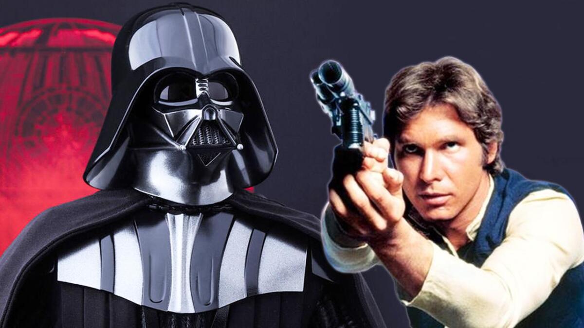 Han Solo: Darth Vader comparirà nello spin-off - Darth Vader e Han Solo.
Da: Nerdist