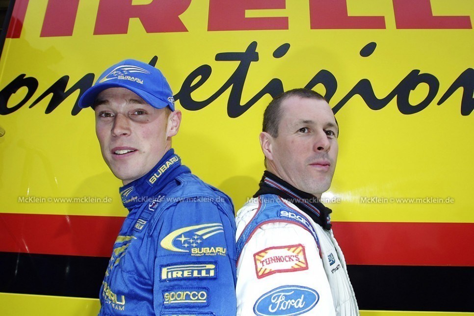 Nemici-Amici: McRae e Burns si giocano il titolo 2001. Vincerà Richard grazie ad un quarto posto ed il ritiro di Colin al RAC