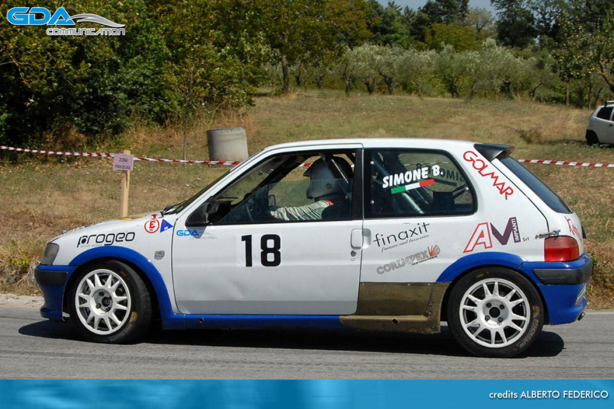 Simone debutta sulla Clio R3 al Rally del Molise - 
